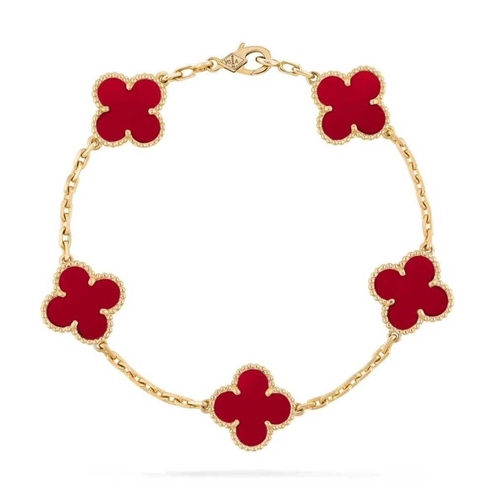 💎✨ Perfect✨💎Authentic Van Cleef & Arpels 18K Gold Bracelet